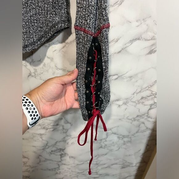 Free People Mountaineer Black Long Sleeve Mock Neck Top Size XS - Picture 6 of 11